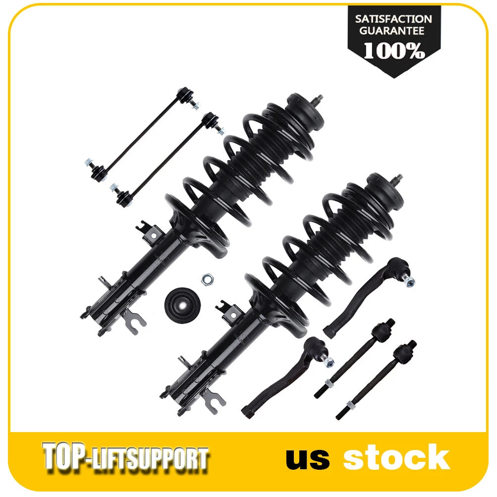 Set of 4 Complete Struts and Sway Bar Tie Rods for Chevrolet Aveo/Aveo5