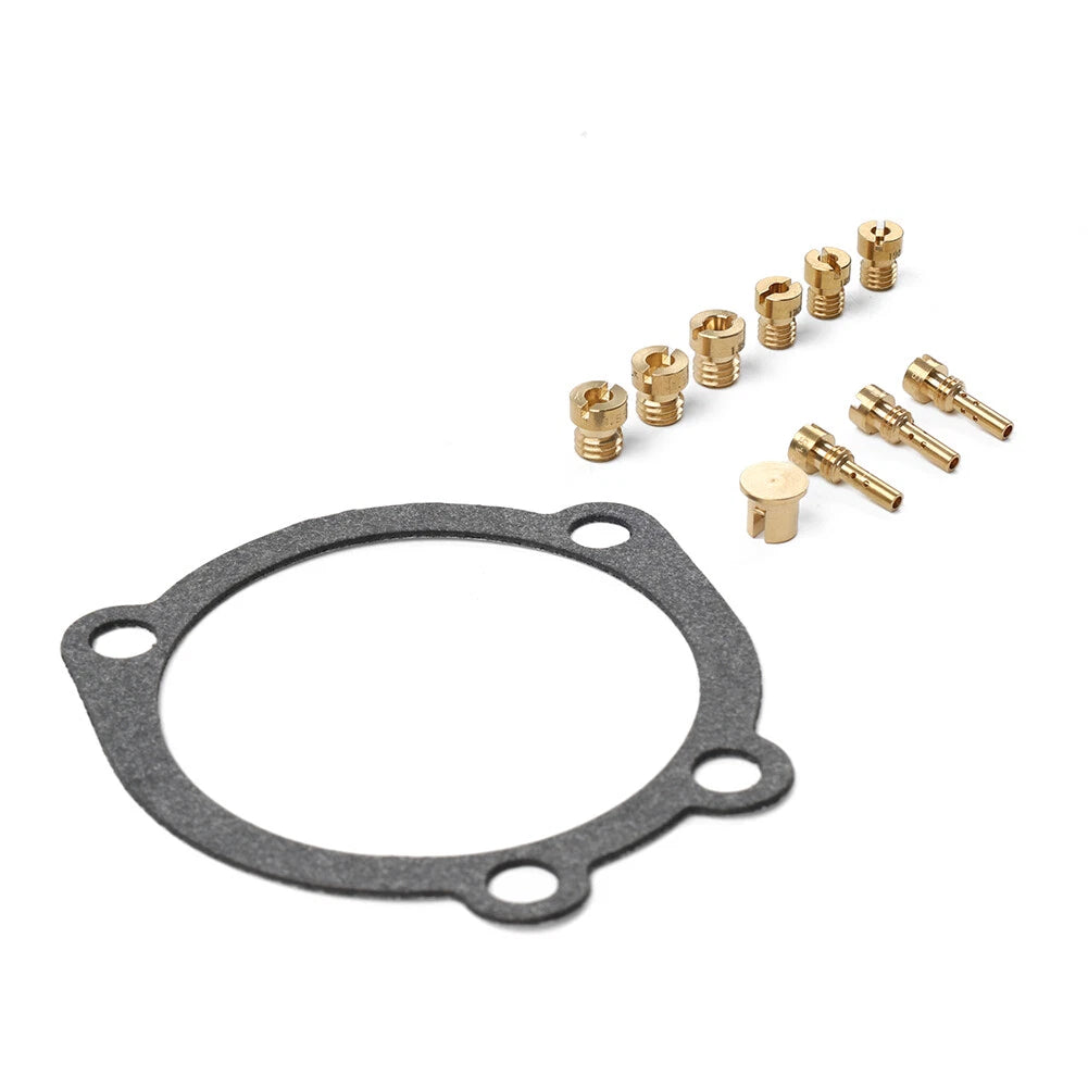 Jet Kit Main Jet Pilot Jet Gasket for Harley-Davidson CV40 Carb (1990–2006)