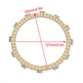 Clutch Friction Plate Kit for Honda VTX1300 (2003–2009) VTX1800 (2002–2008)