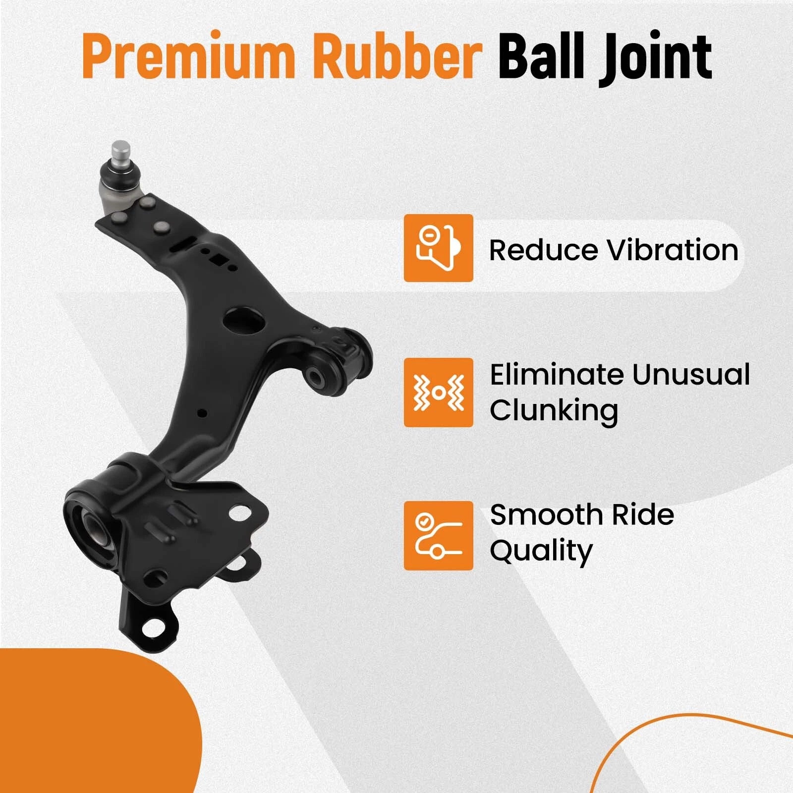 Front Lower Control Arm & Ball Joint for Ford Escape (2013–2015) SE