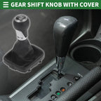 6 Speed Gear Shift Knob with Cover for Audi A3 8P (2003–2013) Matte Black