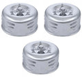 Air Cleaner Intake Chrome 2 Barrel Louvered Set for Universal (1950–1970)