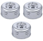 Air Cleaner Intake Chrome 2 Barrel Louvered Set for Universal (1950–1970)