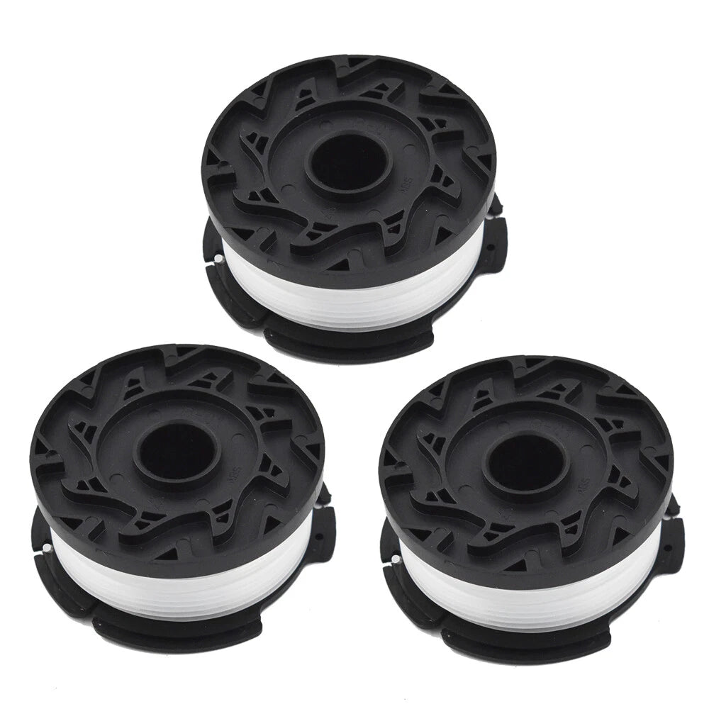 6 Pack Trimmer Spools for Black+Decker GH900 (AF-100-3ZP) 0.065"