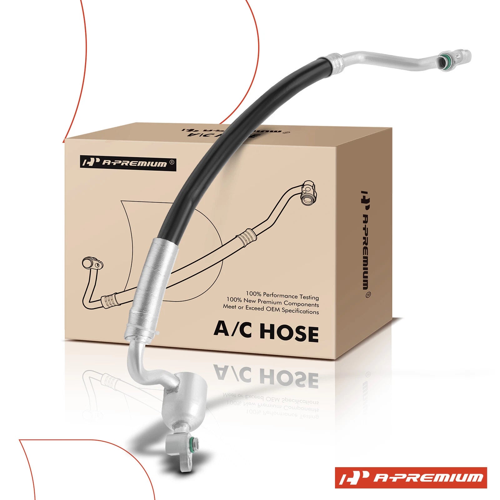 A/C Suction Line Hose for Kia Rio/Rio5 (2006–2011)
