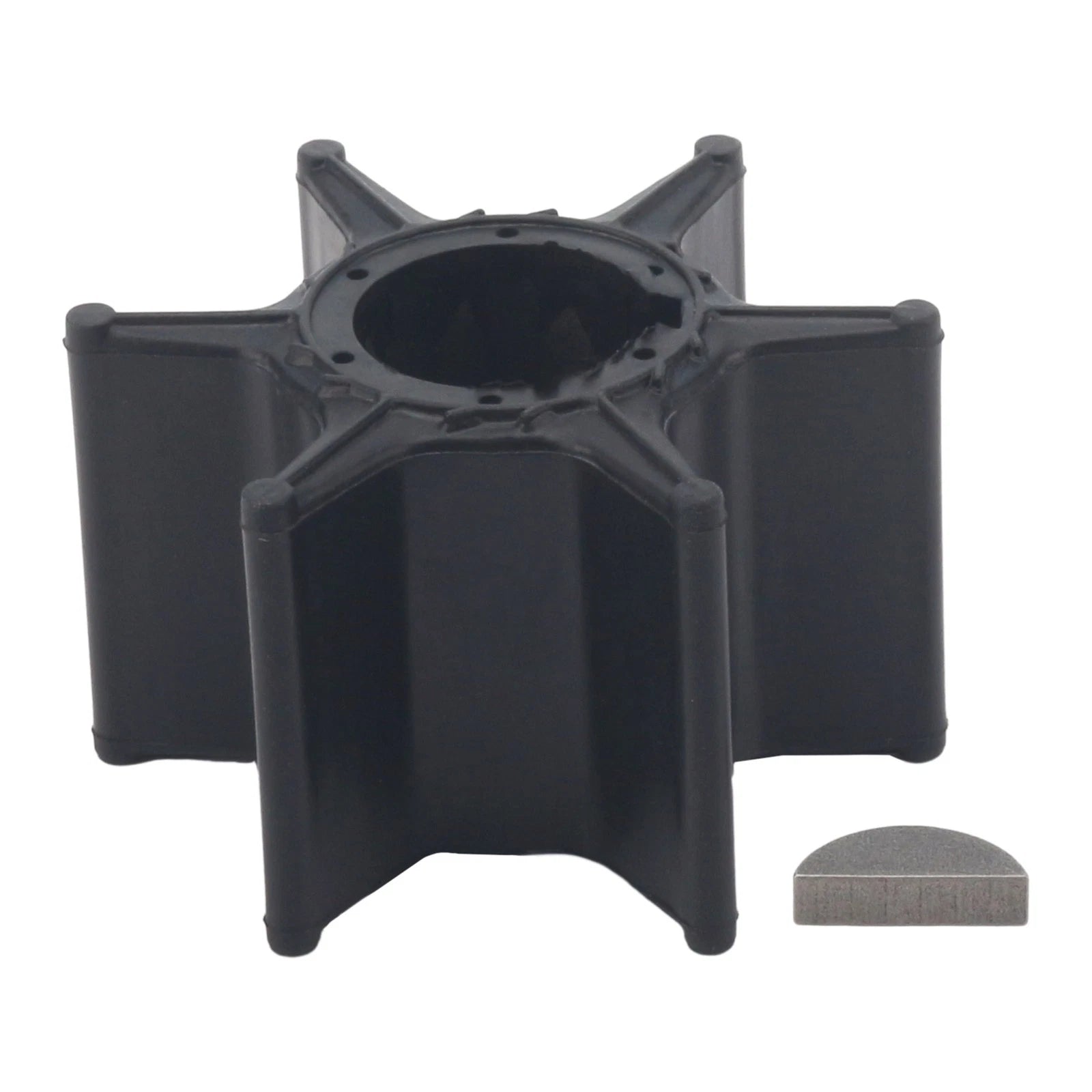 Water Pump Impeller & Key for Yamaha Outboard 75-100 HP (67F-44352, 18-3042)