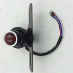 1" Round Tail Brake Light for Honda Shadow, Yamaha Vstar, Suzuki Boulevard, Kawasaki