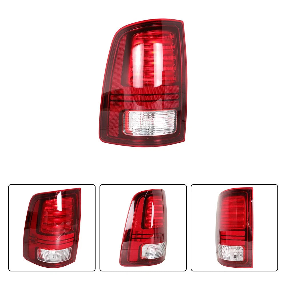 Set of 2 LED Tail Lights for Dodge Ram (2013-2018) Chrome