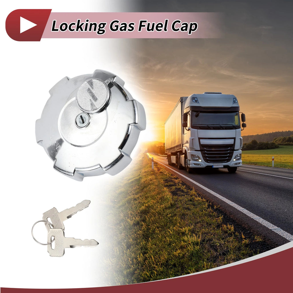Locking Gas Cap for Volvo Scania Iveco Man with 2 Keys