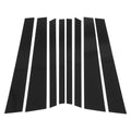 8 Pcs Door Pillar Window Trim for BMW X5 (2014–2018) Black