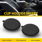 2X Center Console Cup Holder Insert for Ford F-150 (2017–2021) JL3Z-1513562-AA