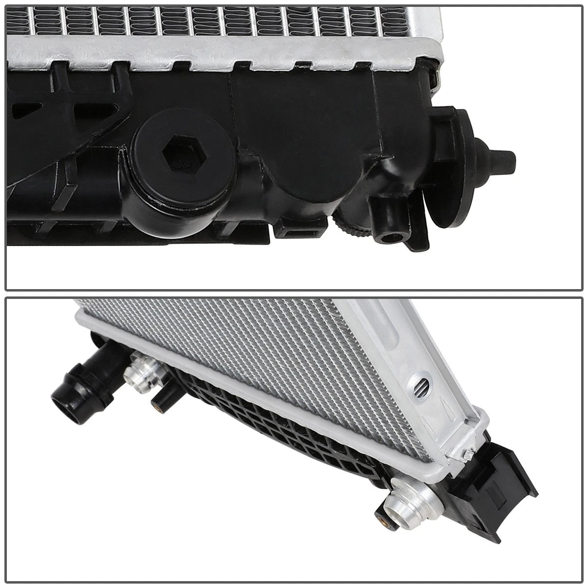 Full Aluminum Core Radiator for Audi A4 1.8T A6 2.8/RS4 S4 2.7 (1996–2002) DPI 2648