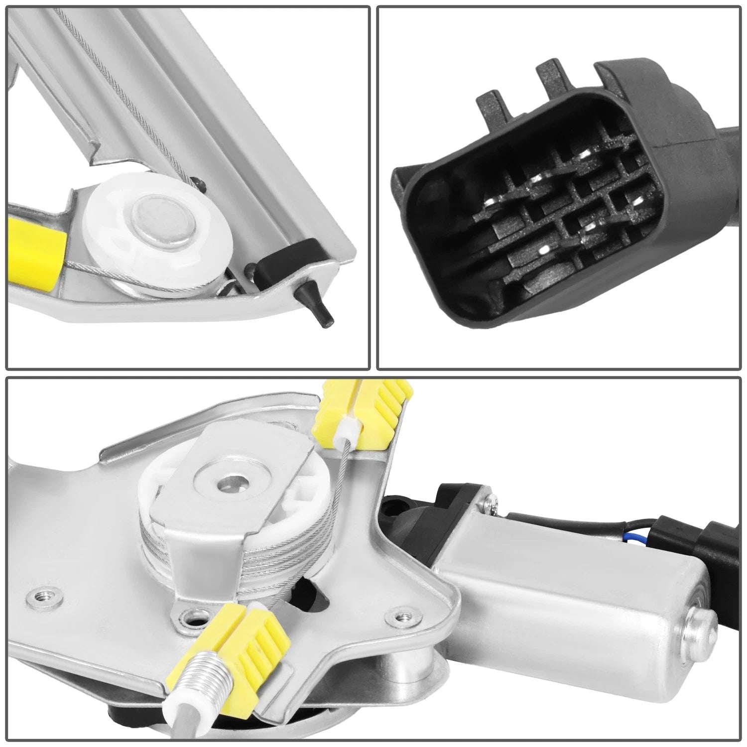 Left Window Regulator with Motor for Chrysler Town & Country, Grand Caravan (2008–2016)