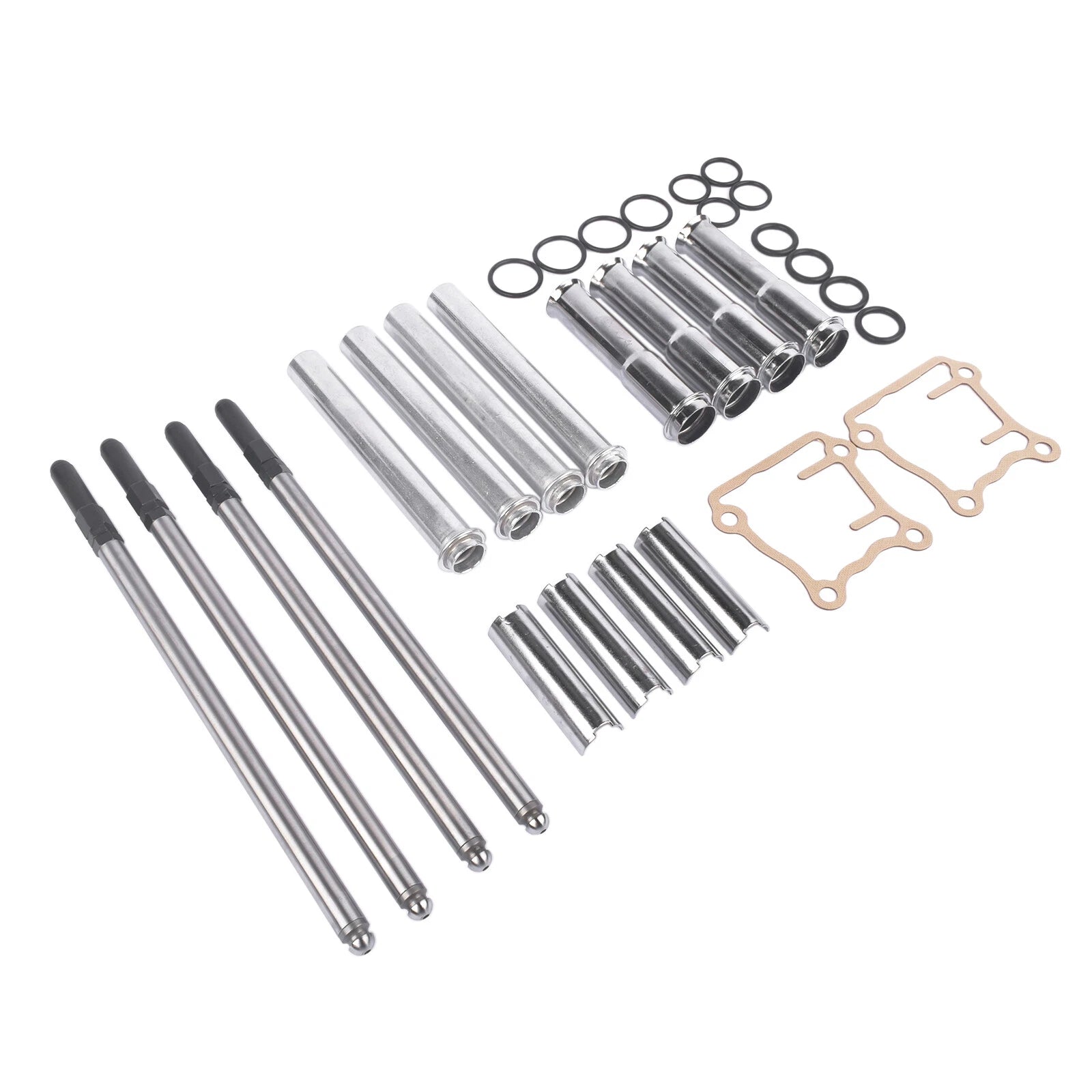 Adjustable Pushrod & Cover Kit for Harley Davidson Touring Softail Dyna (1999-2017)