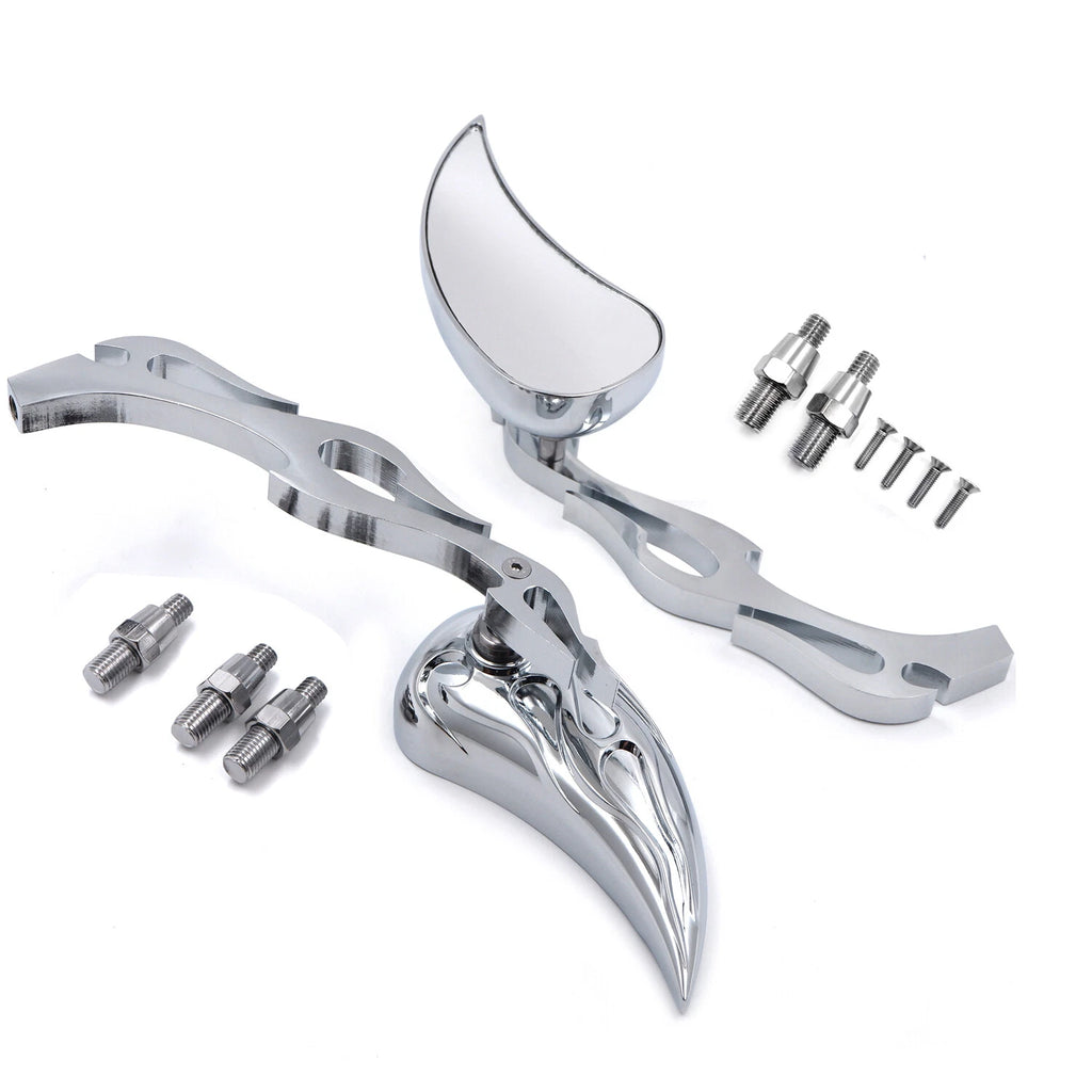 Teardrop Mirror for Yamaha Cruiser Royal Star Road Star V-Star Warrior V-Max (1996–2023)