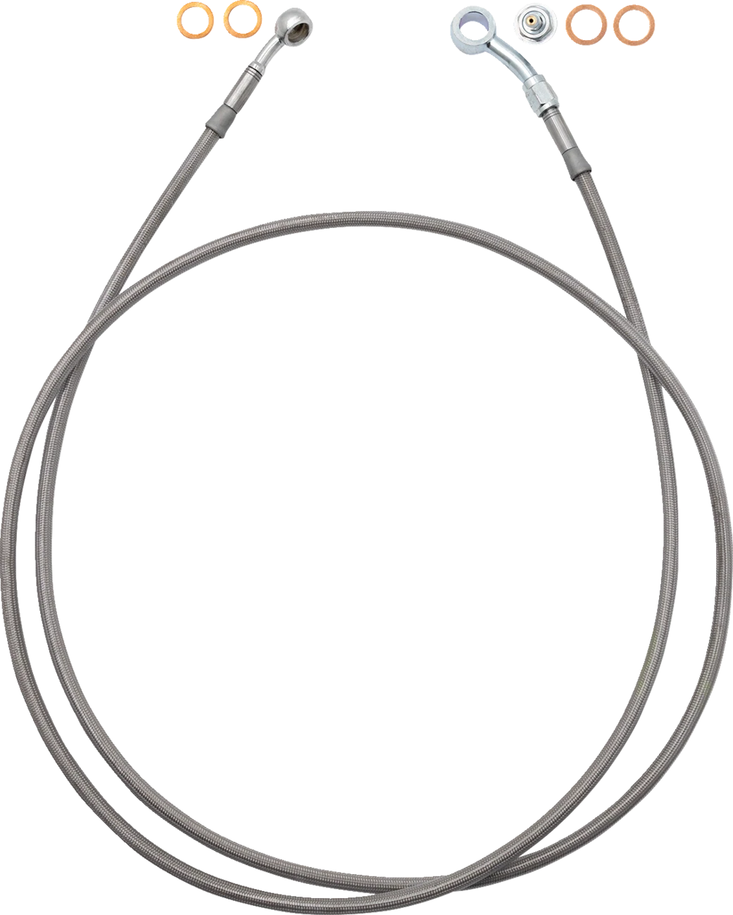 EZ Install Brake Line for Harley Davidson (110066) 66" Stainless Steel Braid