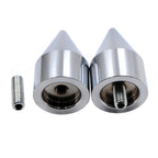 Spike Bar Ends for Kawasaki Ninja ZX6R (1995–2012), ZX900 (1994–2003), ZX10R (2006–2007) Chrome