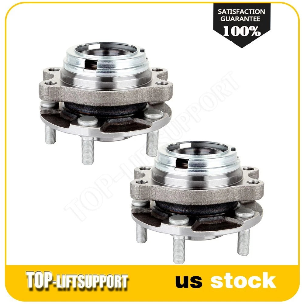 2X Front Wheel Bearing and Hub Assembly for Nissan Murano (2009–2017)
