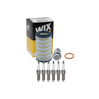 Wix Engine Oil Filter & Denso 6 Iridium LL Spark Plugs for Mercedes W204 (2008–2015)