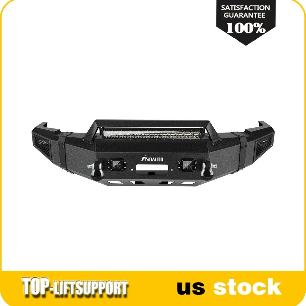 Front Bumper for Dodge Ram 2500 3500 (2010–2018) with D-ring & Winch Plate