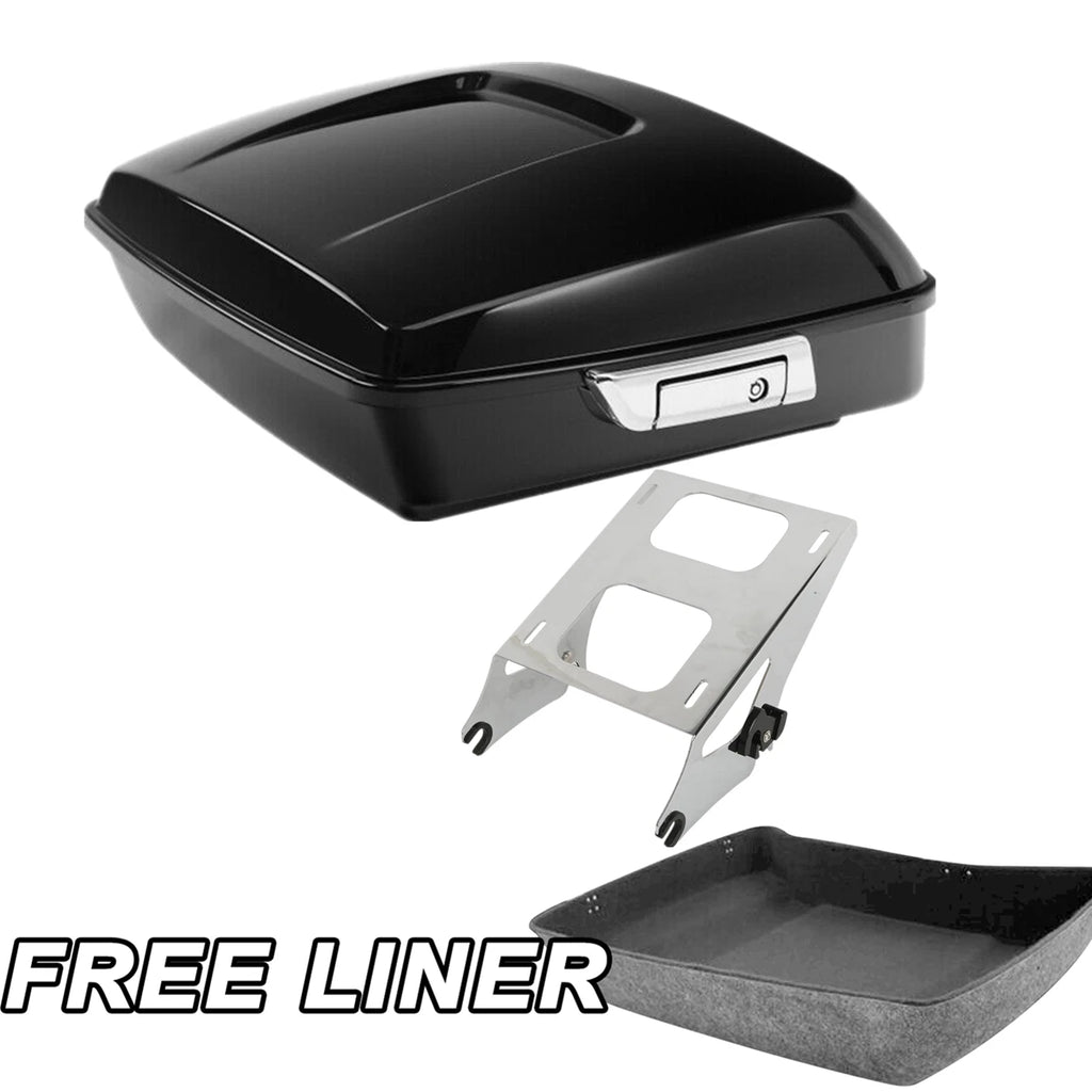 Chopped Trunk Mount Rack for Harley Touring Street Road Glide (2014–2023)