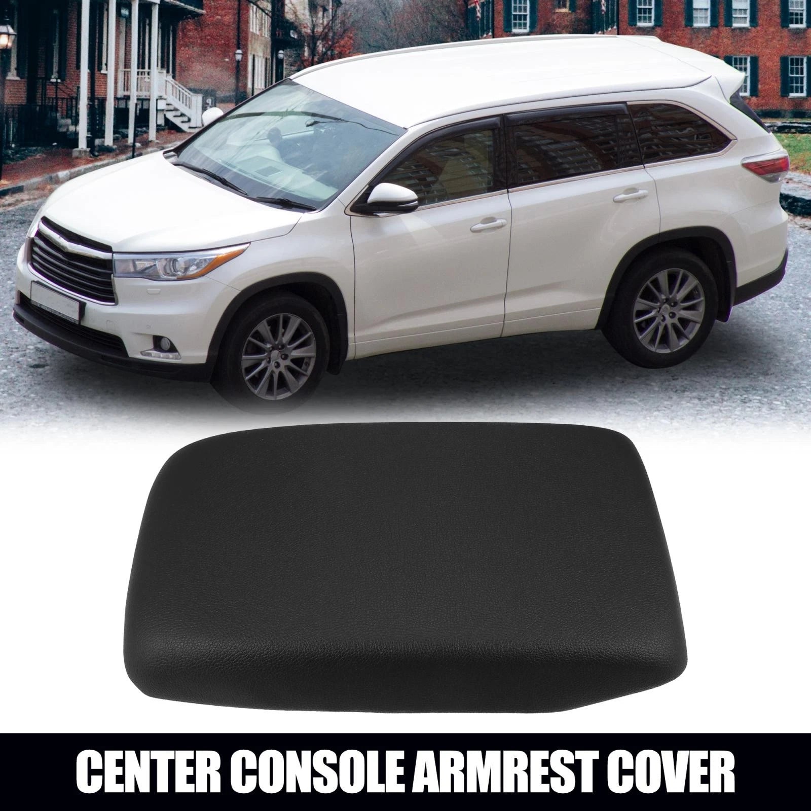 Center Console Cup Pad Cover for Toyota Highlander (2009–2011) Black