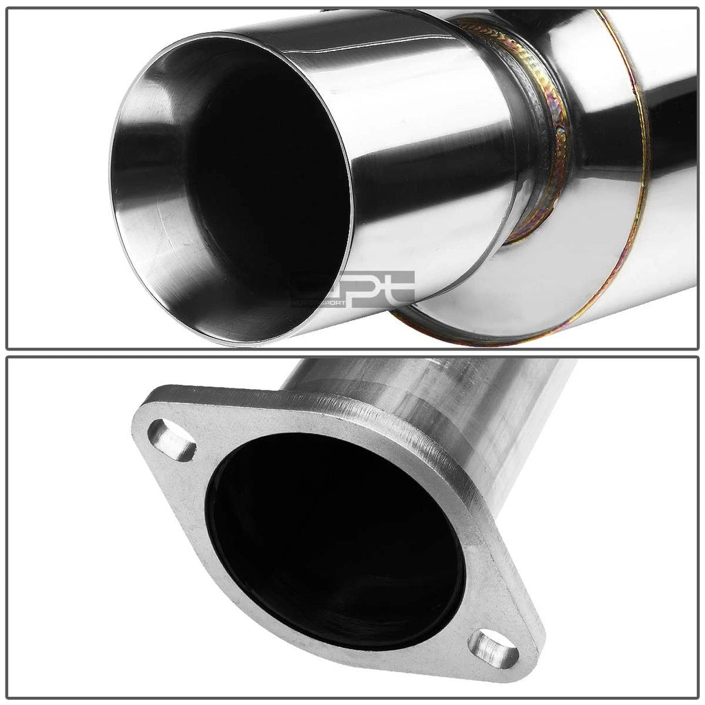 3"OD Exhaust Cat-back System + Muffler + Tip for Nissan 240SX (1989–1994)