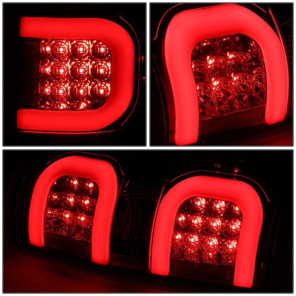 Tron Style LED Tube Tail Brake Light Reverse Lamp Chrome for Ford F150 (2009–2014)