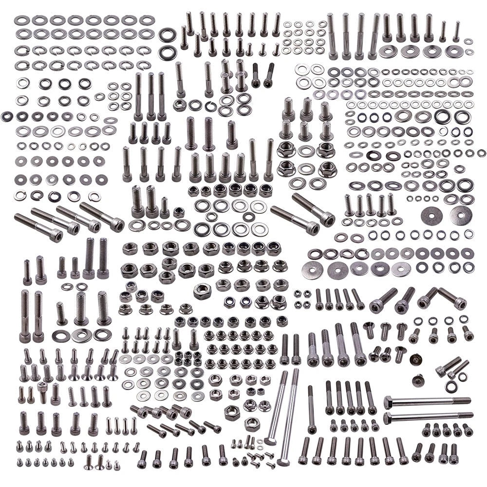 659pcs Stainless Steel Bolt Screw Set for Yamaha Banshee (1987–2006)