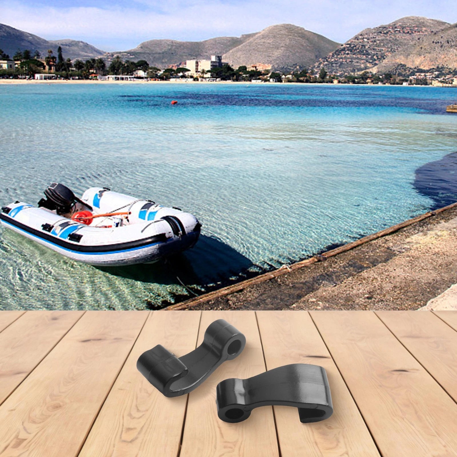 Tarp Hook Rope Clips for Boat Covers and Canopies (Multifunctional)