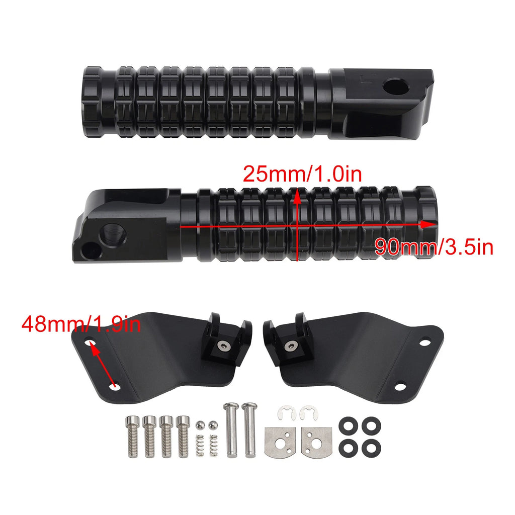 Rear Footrests Foot Pegs for Honda CT125 Hunter Cub (2021–2024) JA55/JA65
