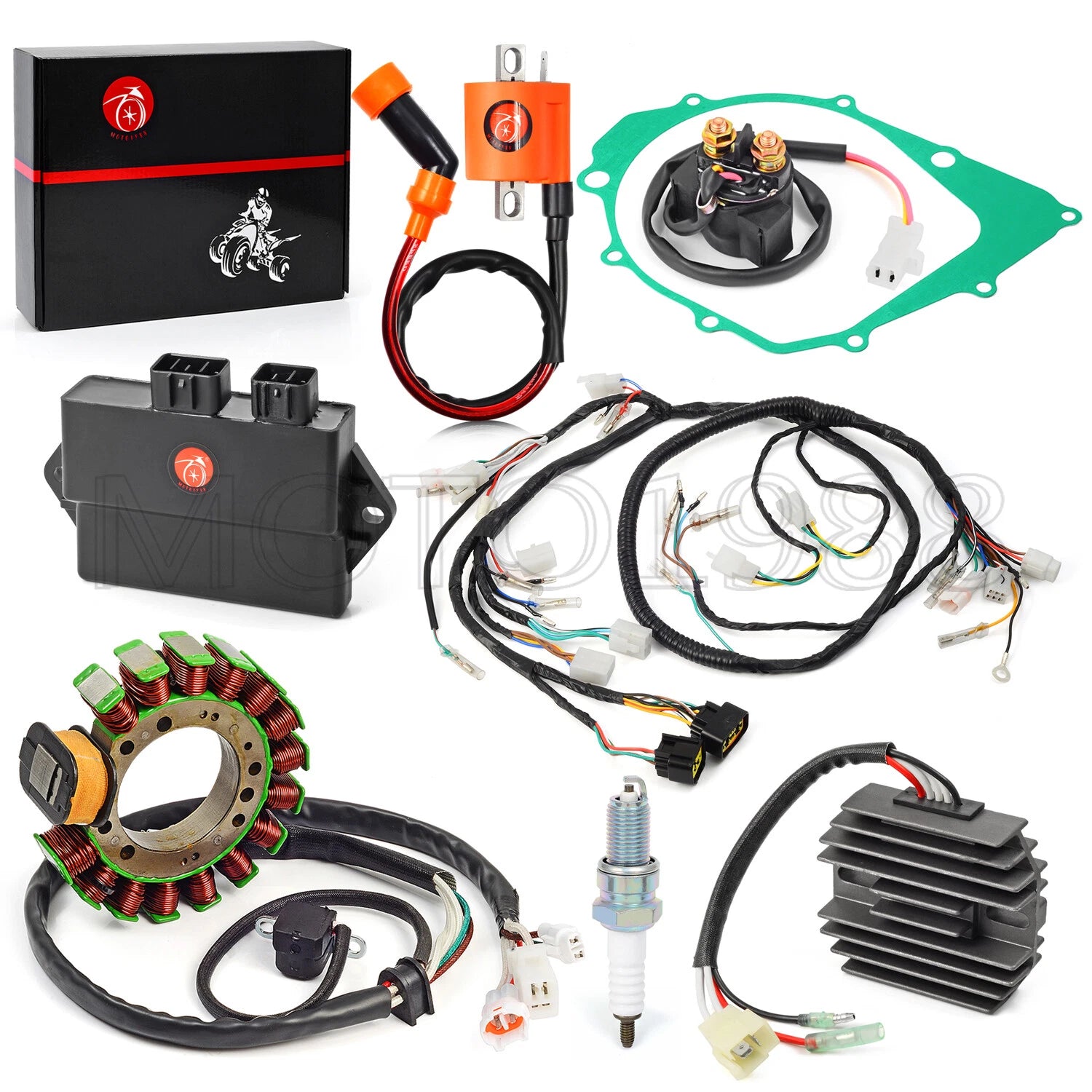Wiring Harness Stator CDI Coil Kit for Yamaha Warrior 350 YFM350 (1997–2001)