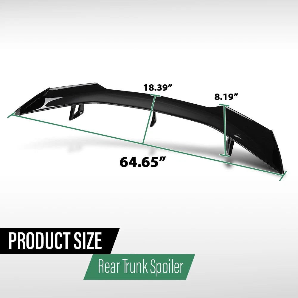 Gloss Black Trunk Spoiler Wing for Chevy Camaro (2016–2024)