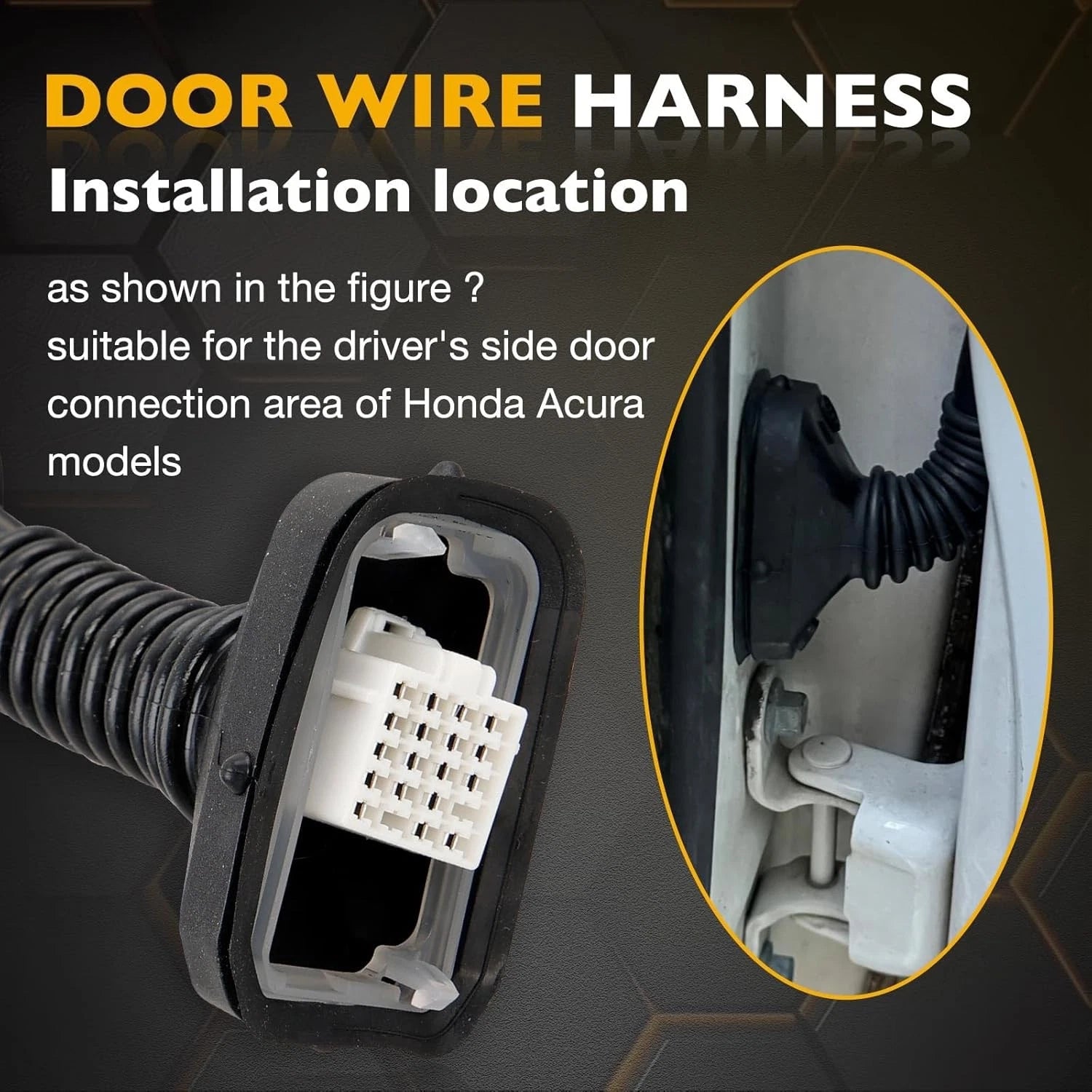 Sub-Wire Door Driver Side for Acura MDX (2007-2009)