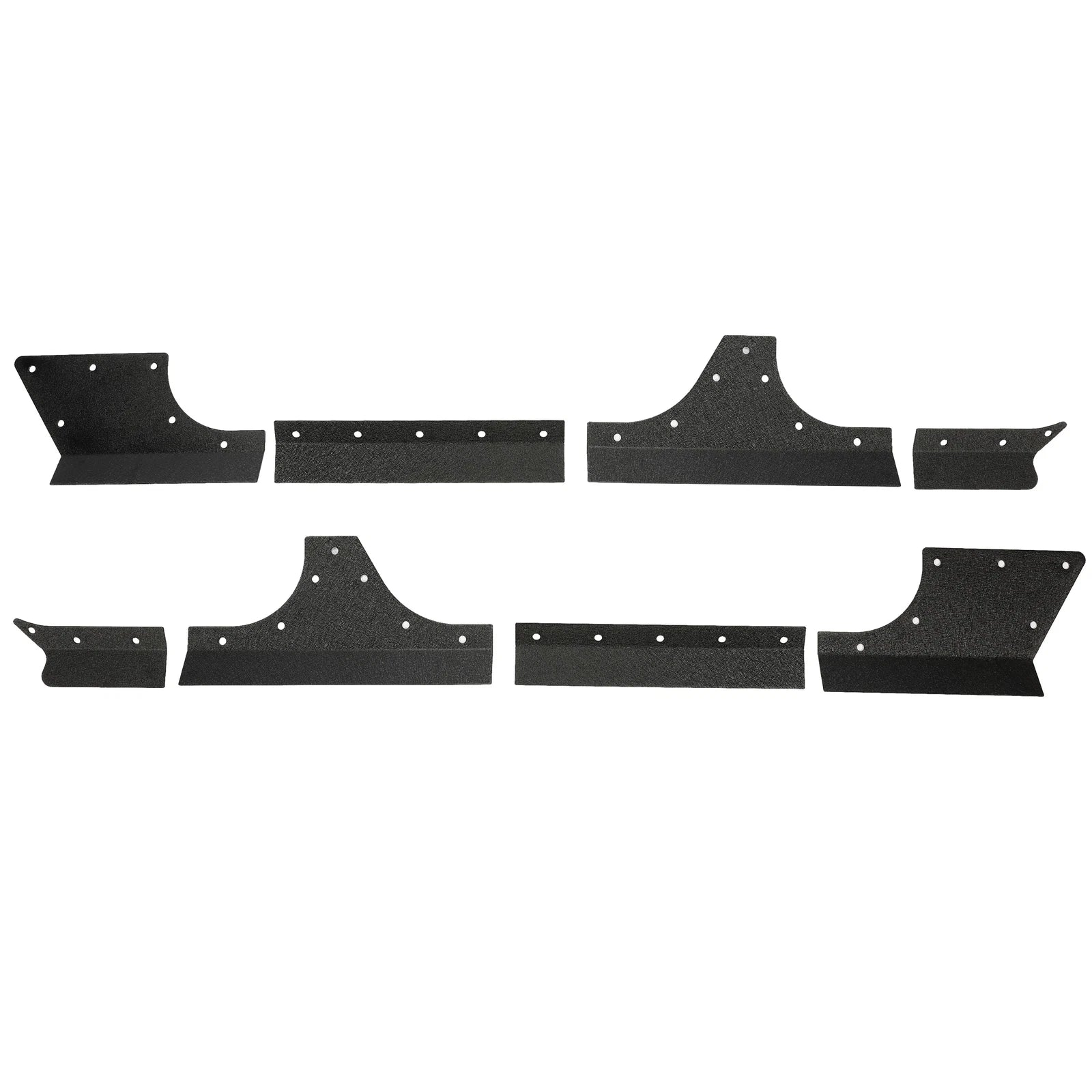 Steel Door Body Armor Cladding Rocker Guards for Jeep Wrangler JK (2007-2018)