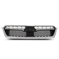Front Bumper Upper Grille Assembly for Subaru Impreza (2012–2016) Black Chrome