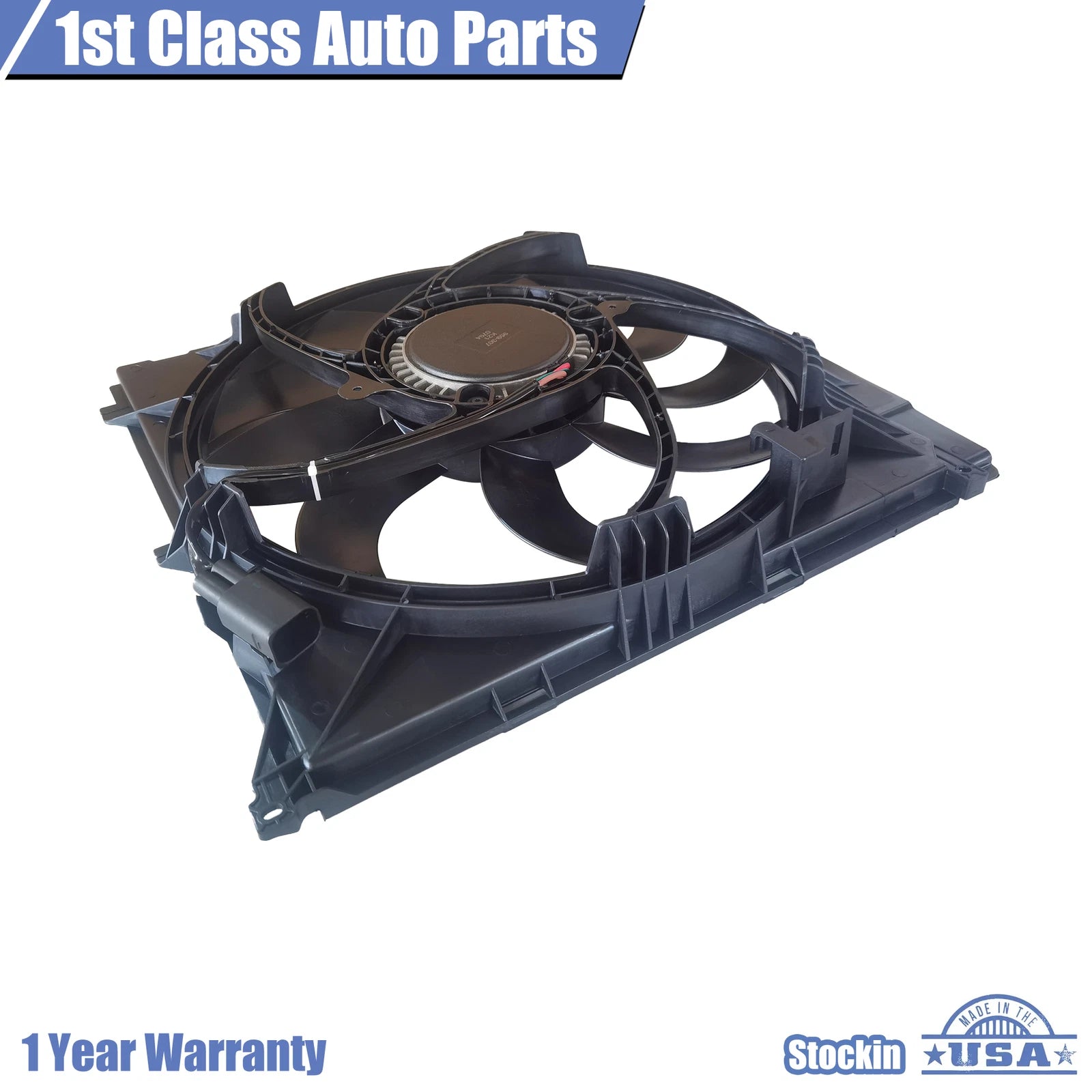 Dual Radiator and Condenser Fan Assembly for BMW X3 (2004–2010)