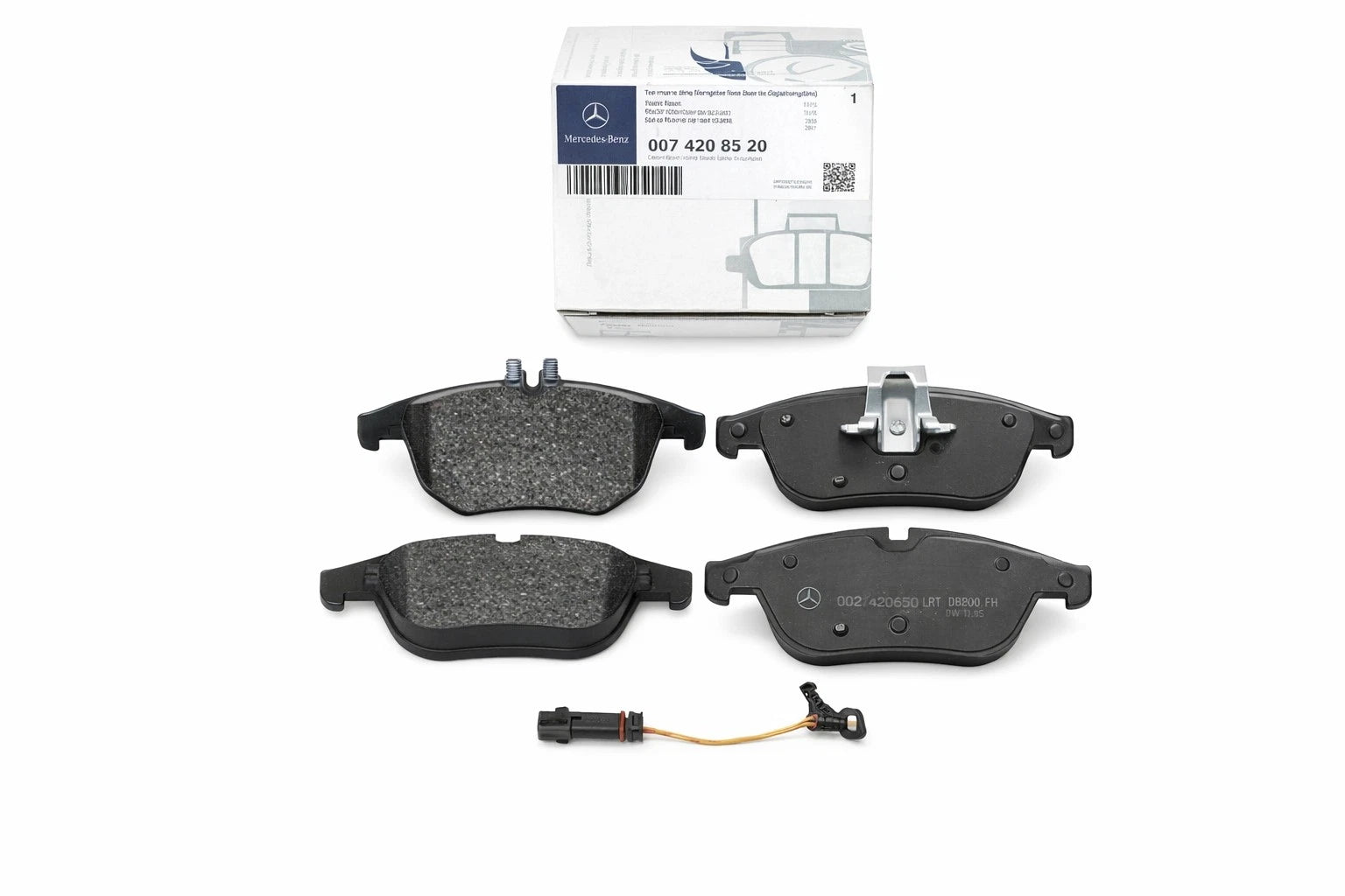 Set of 4 Rear Disc Brake Pads for Mercedes-Benz Sprinter 2500 (2010–2018) 9104231401