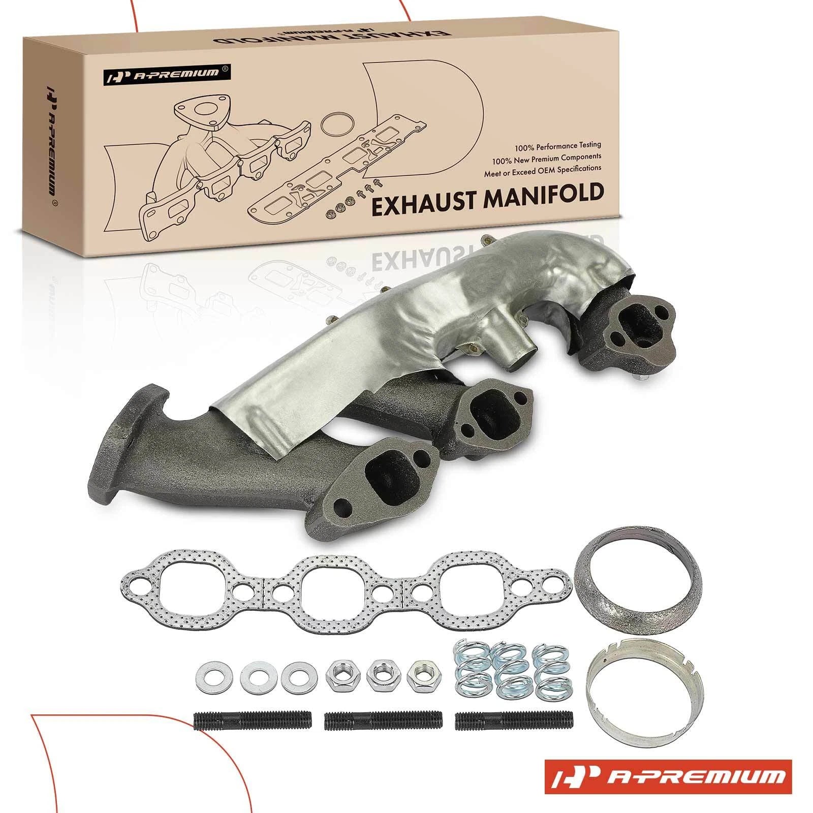 Right Exhaust Manifold with Gasket for Chevy C1500 C2500 G10 G20 K1500 (1990–1999)