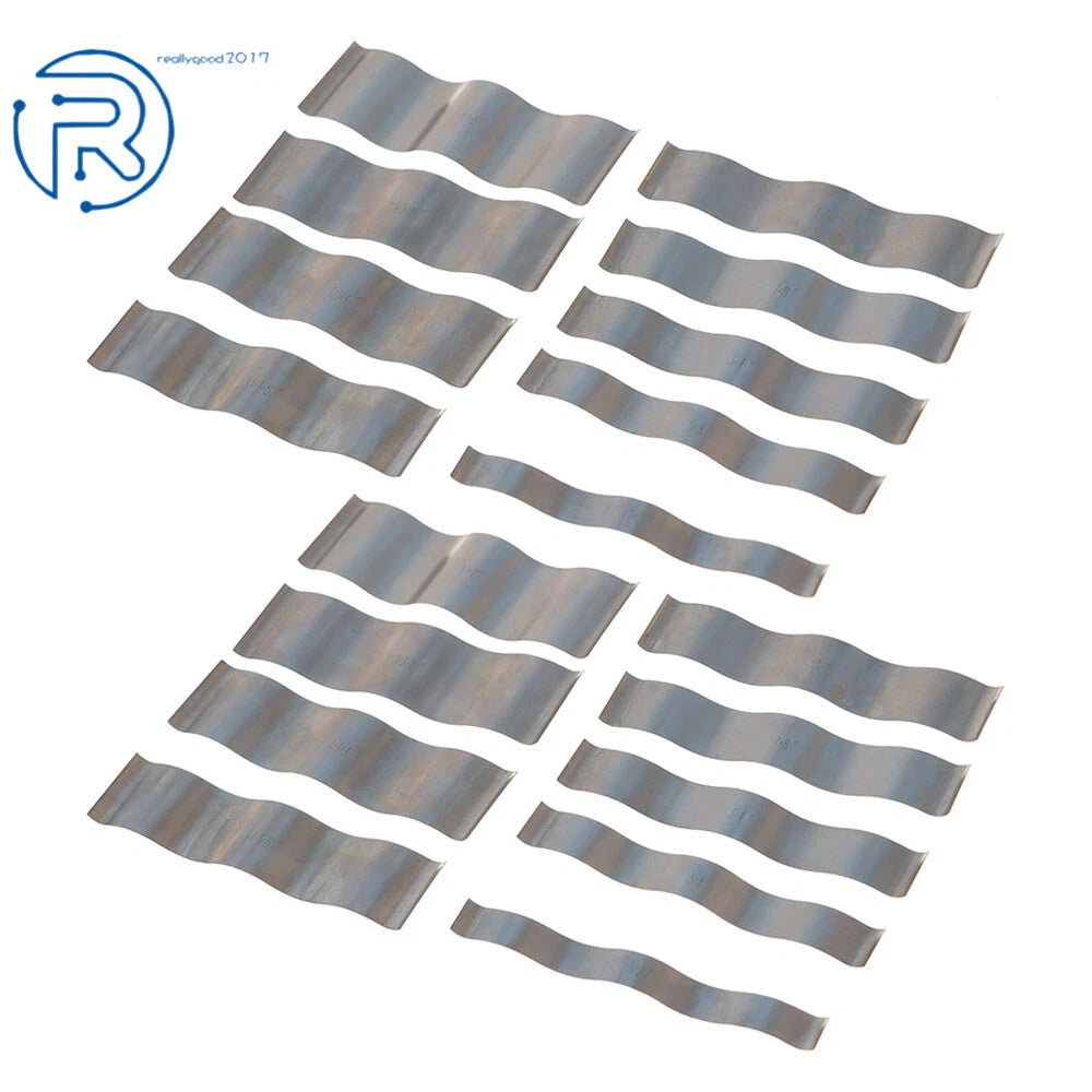 Set of 9 Wavy Steel Parallels for Precision Machining