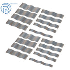 Set of 9 Wavy Steel Parallels for Precision Machining