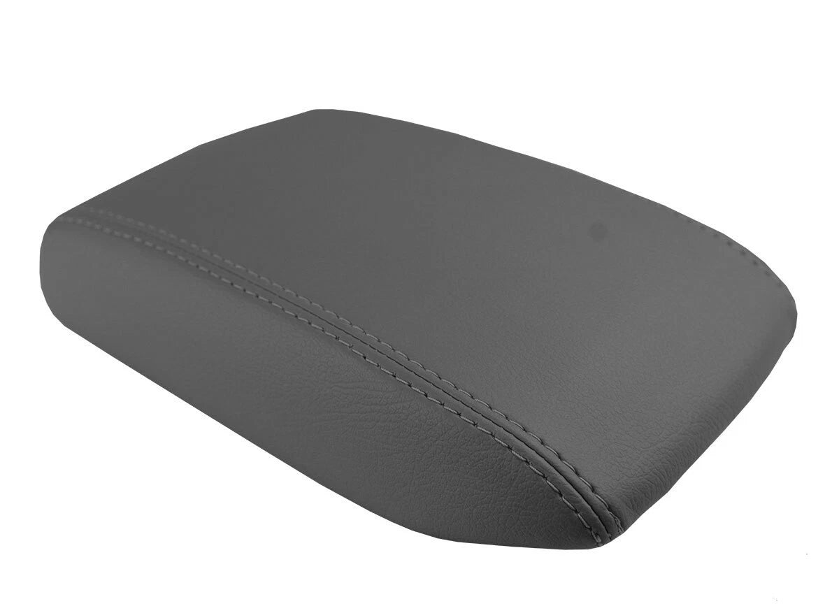 Leather Console Lid Pull Over Cover for Toyota Camry (1997–2001) Gray