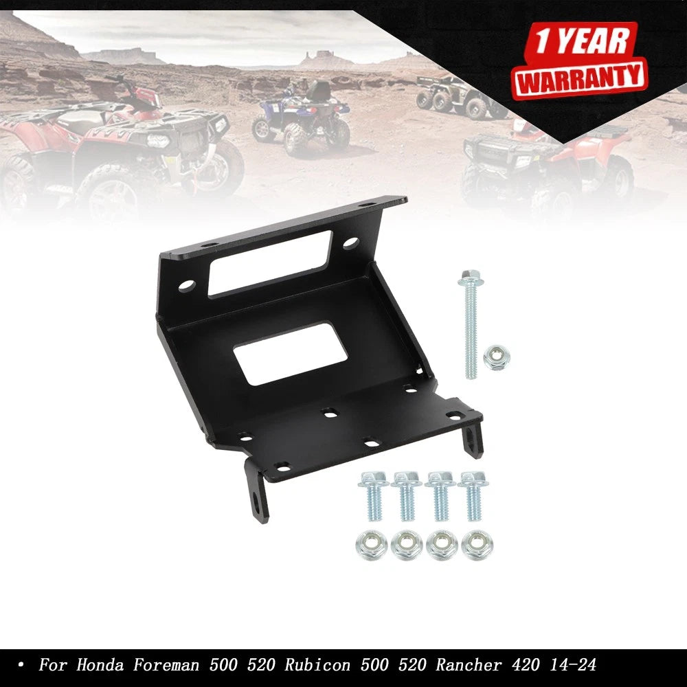 Winch Mount Plate for Honda Foreman Rubicon Rancher 420 (2014–2024)