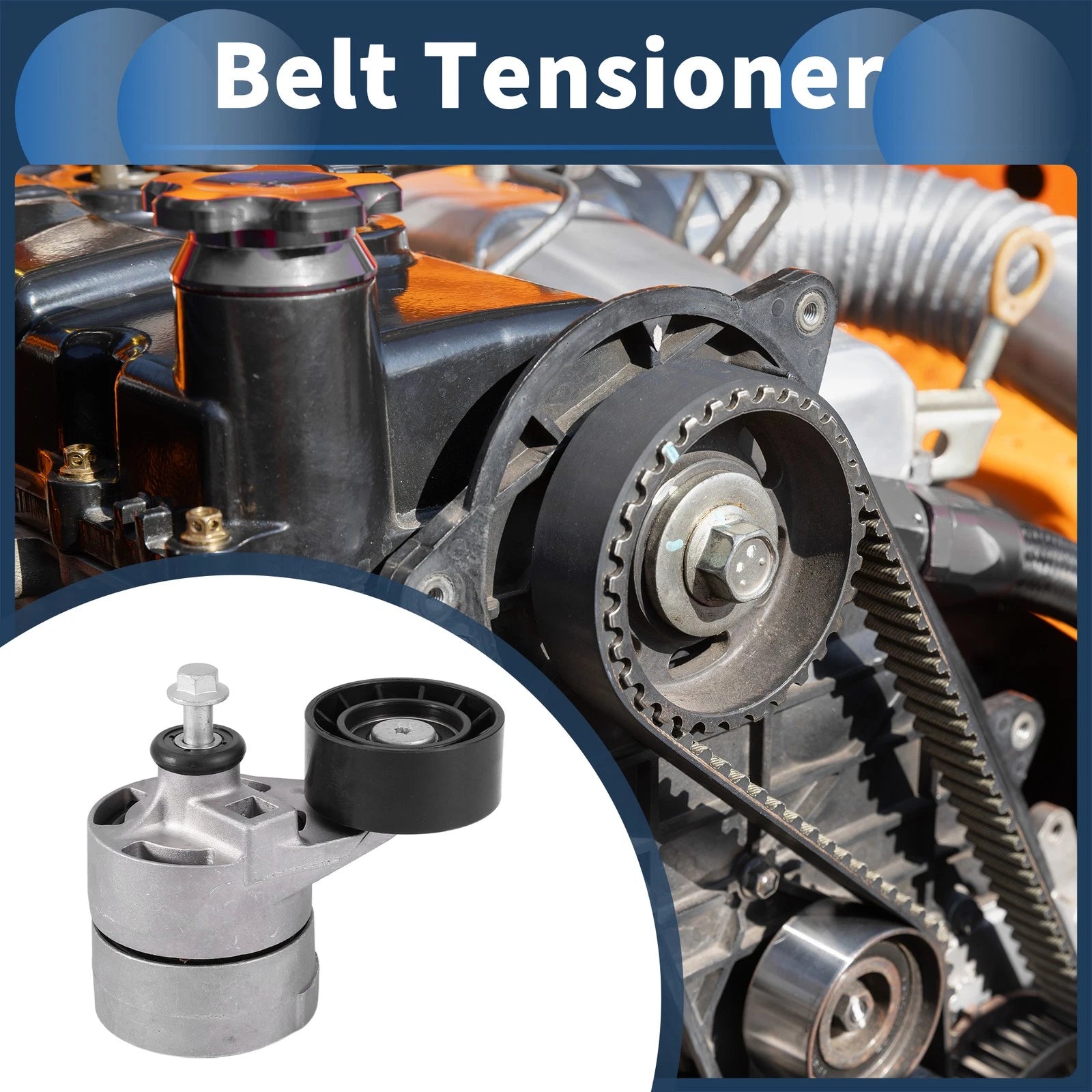 Belt Tensioner for Ford Transit 2.4 (2006–2014) No. 6C1Q6A228BB Metal