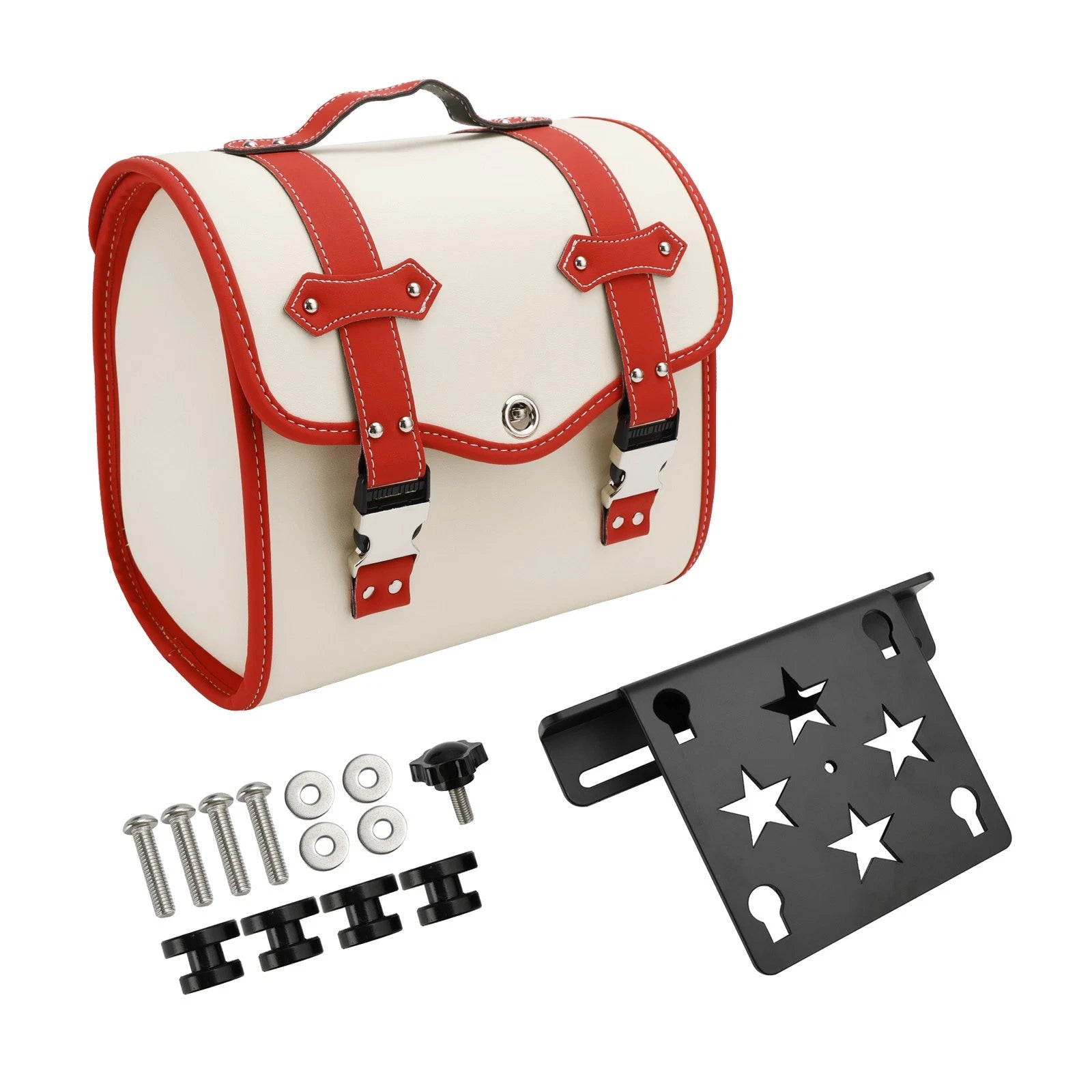 Side Tool Bag Saddlebag Quick Release Luggage Kit for Cruiser