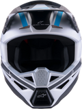 Alpinestars SM3 Heat Off-Road Helmet for Large Size (Matte Silver/Blue/Black)
