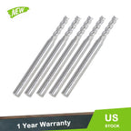 5 PCS Carbide End Mill Set 3/8" LOC 1-1/2" Overall Length
