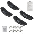 Set of 4 Rear Ceramic Brake Pads for Ford F-350 Super Duty (2013–2022)