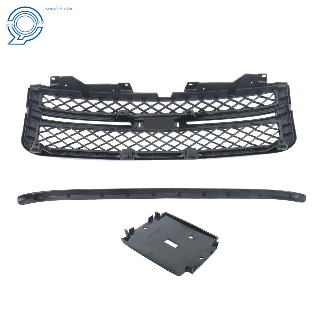 Front Grille with Hood Molding Trim for Silverado 2500HD 3500HD (2011–2014)