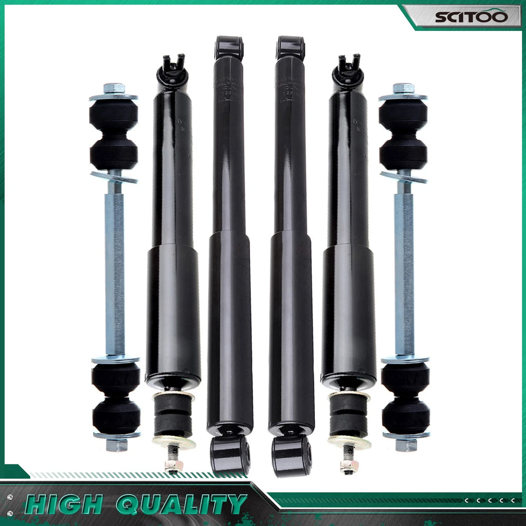 Set of 4 Front Rear Shocks Sway Bar Kit for Chevy Silverado GMC Sierra 1500 (1999–2006)
